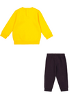 Champion tuta da bambino con felpa girocollo 306847 YS079 giallo-blu