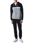 Champion men's cotton tracksuit 219395 CCOM/NBK grey-black