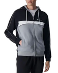 Champion men's cotton tracksuit 219395 CCOM/NBK grey-black