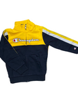 Champion boy's cotton sports tracksuit with full zip 306728 BS501 yellow blue