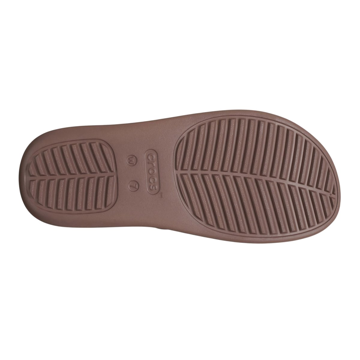 Ciabatta sandalo Crocs Fuga Strappy color tartufo da donna, modello 209587-0LF con cinturini incrociati e design ergonomico