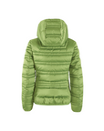 Yes Zee women's quilted down jacket with hood J007 M800 0900 green