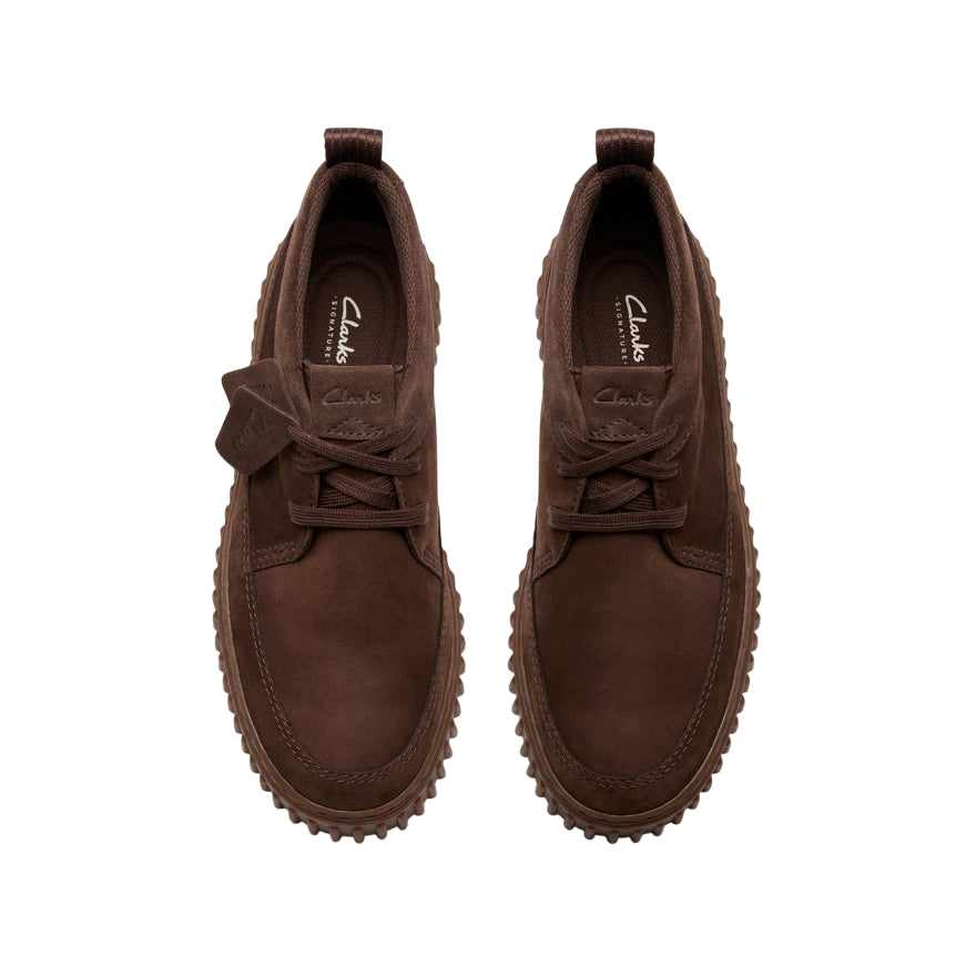 Clarks Torhill Lace Hi 26184694 7 Marrone Scuro- dall'alto