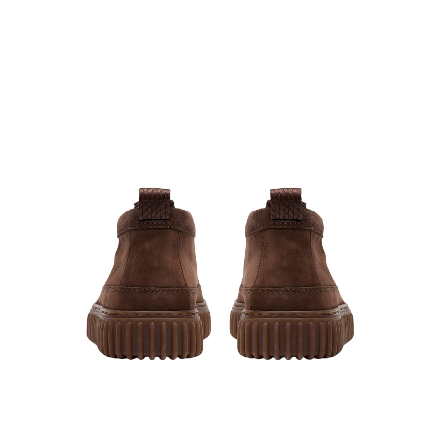 Clarks Torhill Lace Hi 26184694 7 Marrone Scuro - tallone