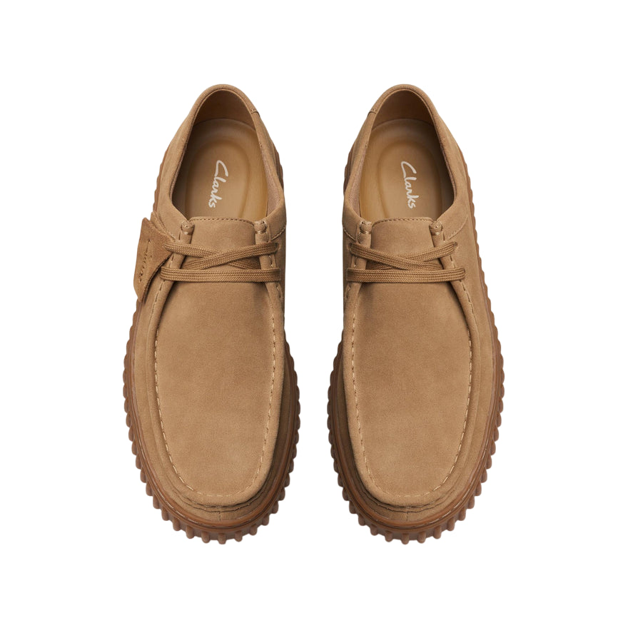 Clarks Torhill Lo 26173471 7 Camoscio Sabbia Scuro - dall'alto