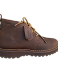 Clarks stivaletto Polacchino da uomo in pelle Solsbury DB 179717 marrone scuro