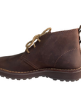 Clarks stivaletto Polacchino da uomo in pelle Solsbury DB 179717 marrone scuro