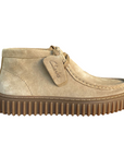 Clarks stivaletto in pelle scamosciata da uomo Torhill HI 173663 sabbia scura