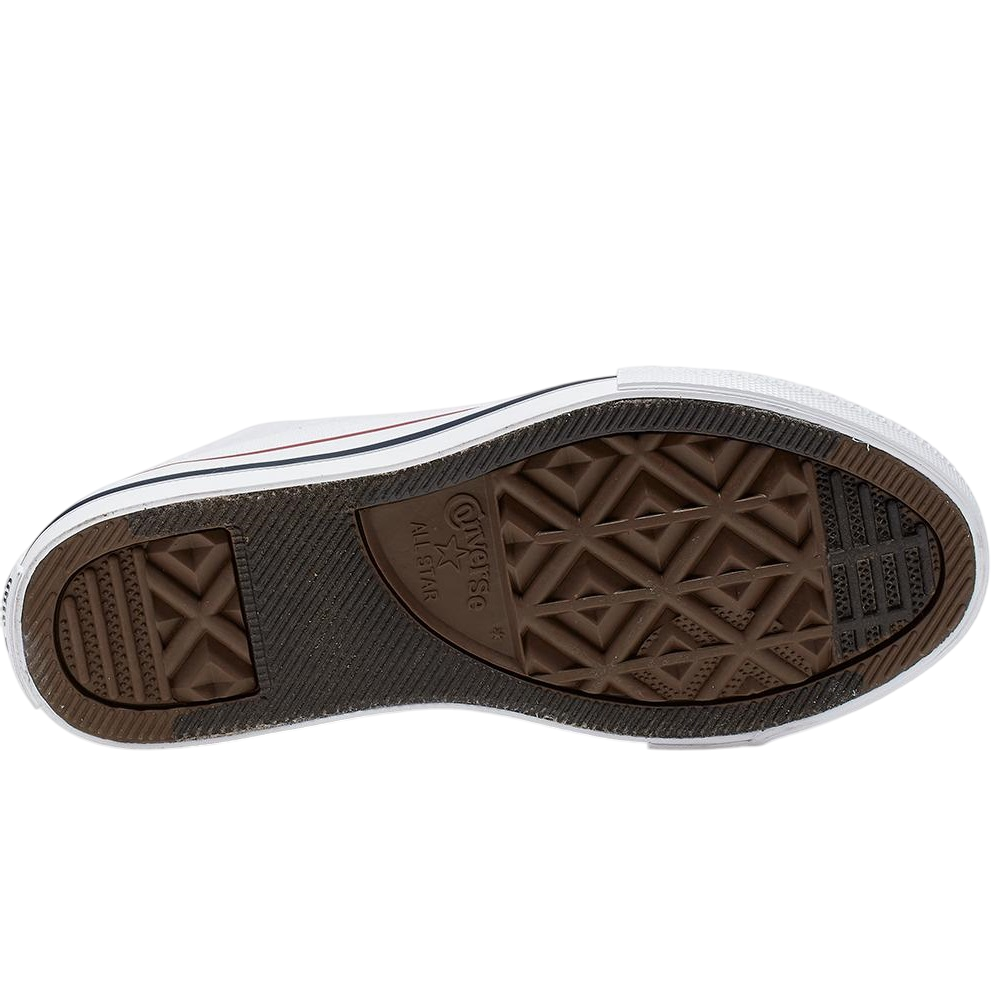 Suola in gomma vulcanizzata Converse All Star Junior 3J253C con pattern diamante per aderenza e durabilità