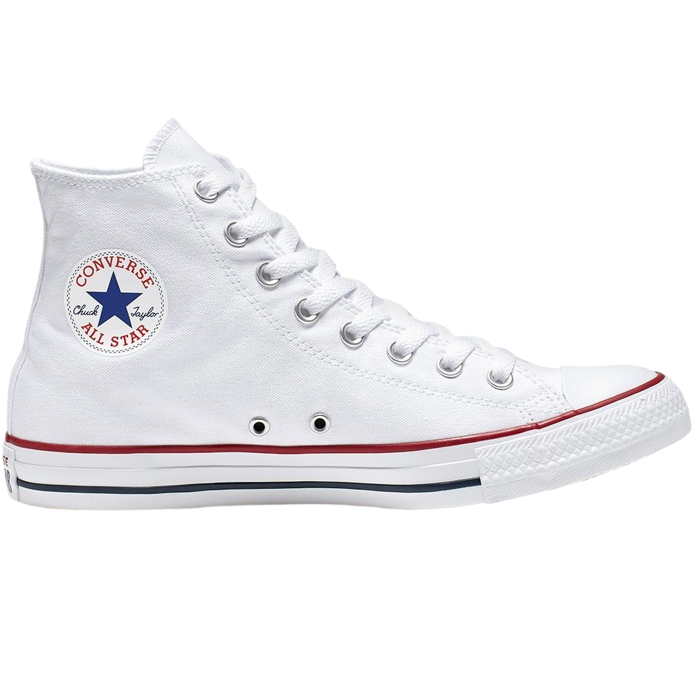 Sneakers Converse All Star Chuck Taylor Classic M7650C bianche alte in tela canvas con design iconico