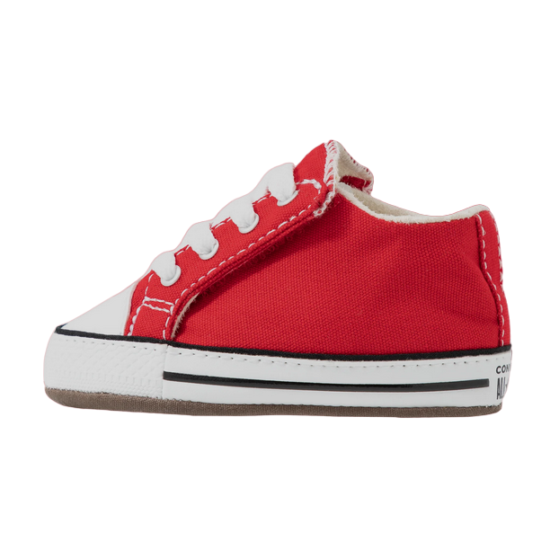 Dettaglio sistema Easy-On Converse Cribster 866933C con chiusura a strappo per facilità neonati