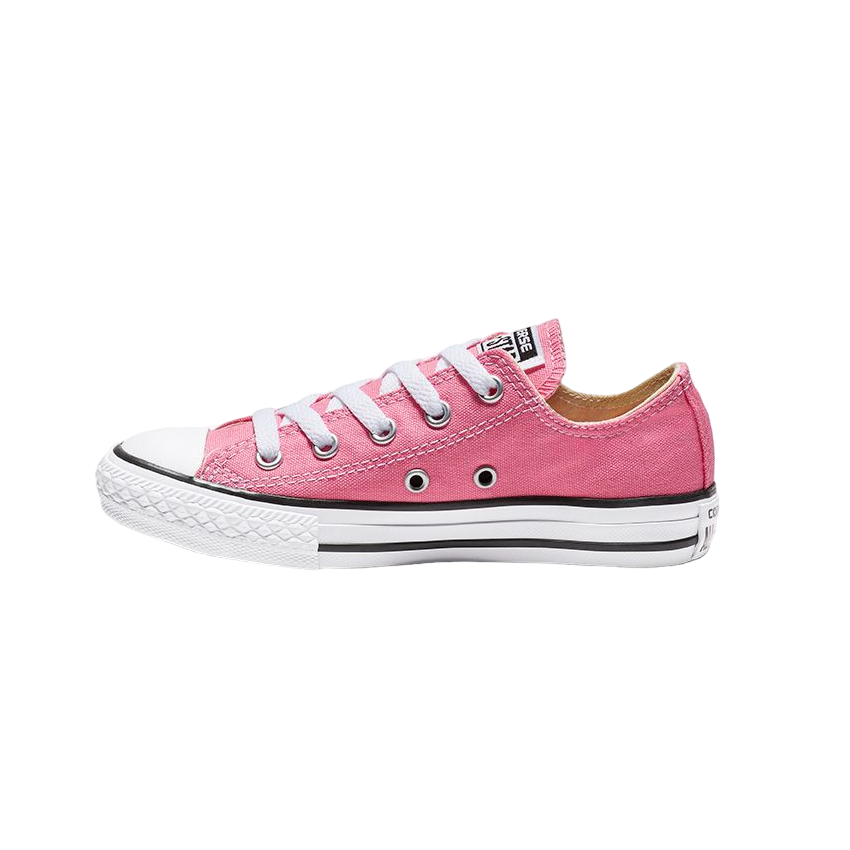 Sneakers Converse Chuck Taylor All Star OX 3J238C rosa per bambina junior in tela resistente, scarpe iconiche comode per il gioco e lo stile dei più piccoli, vista interna