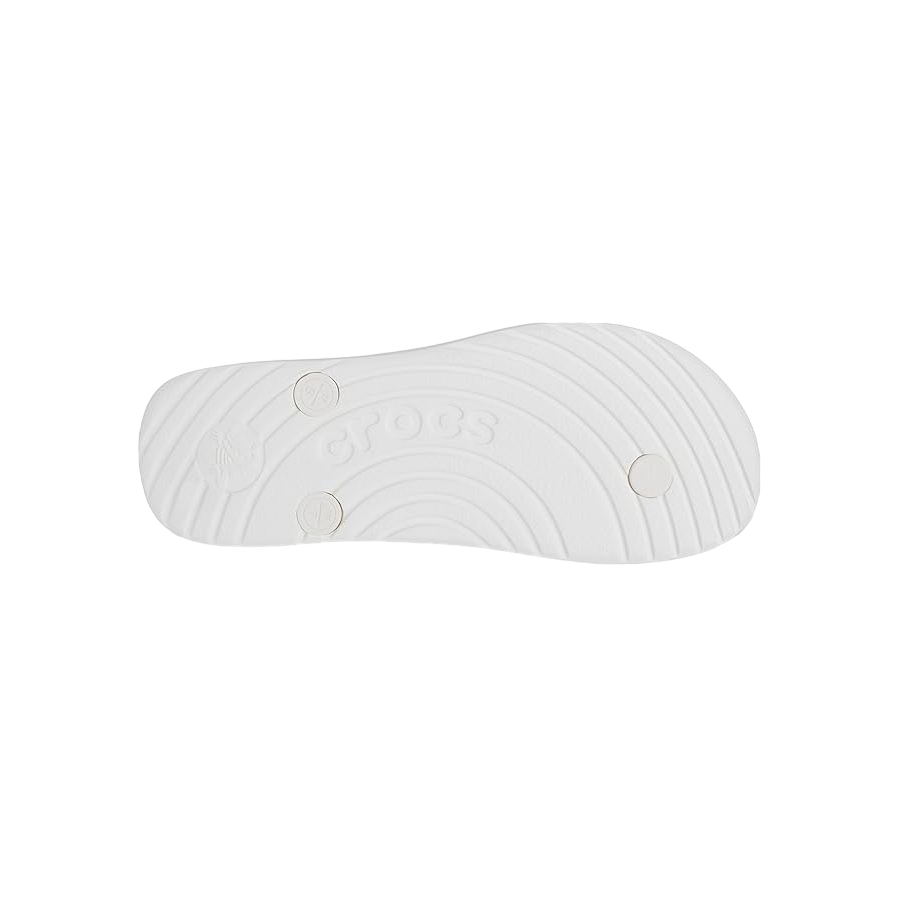 Crocs ciabatta infradito da aduti Flip 210089-100 bianco 4