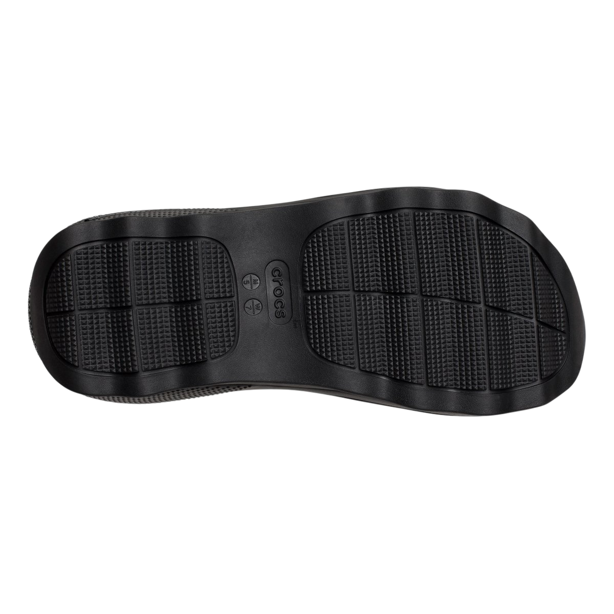 Crocs sandalo da donna Mega Crush Triple Strap 209842-001 nero