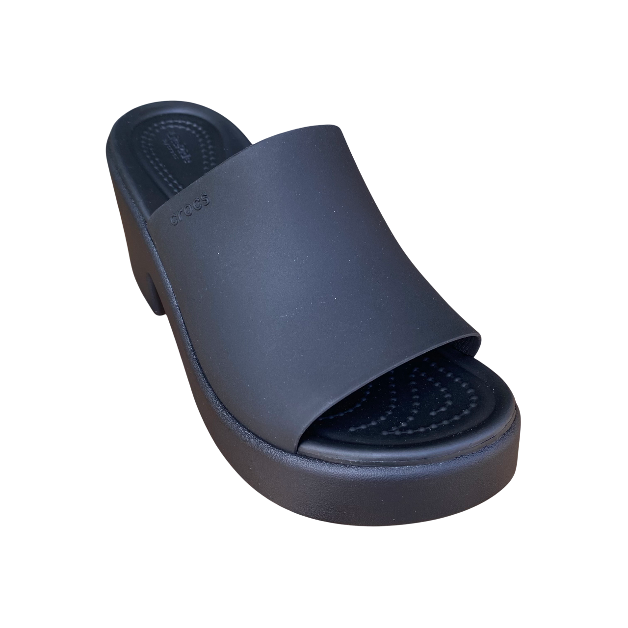 Crocs sandalo da donna con tacco Brooklyn Slide Heel 209408-060 nero