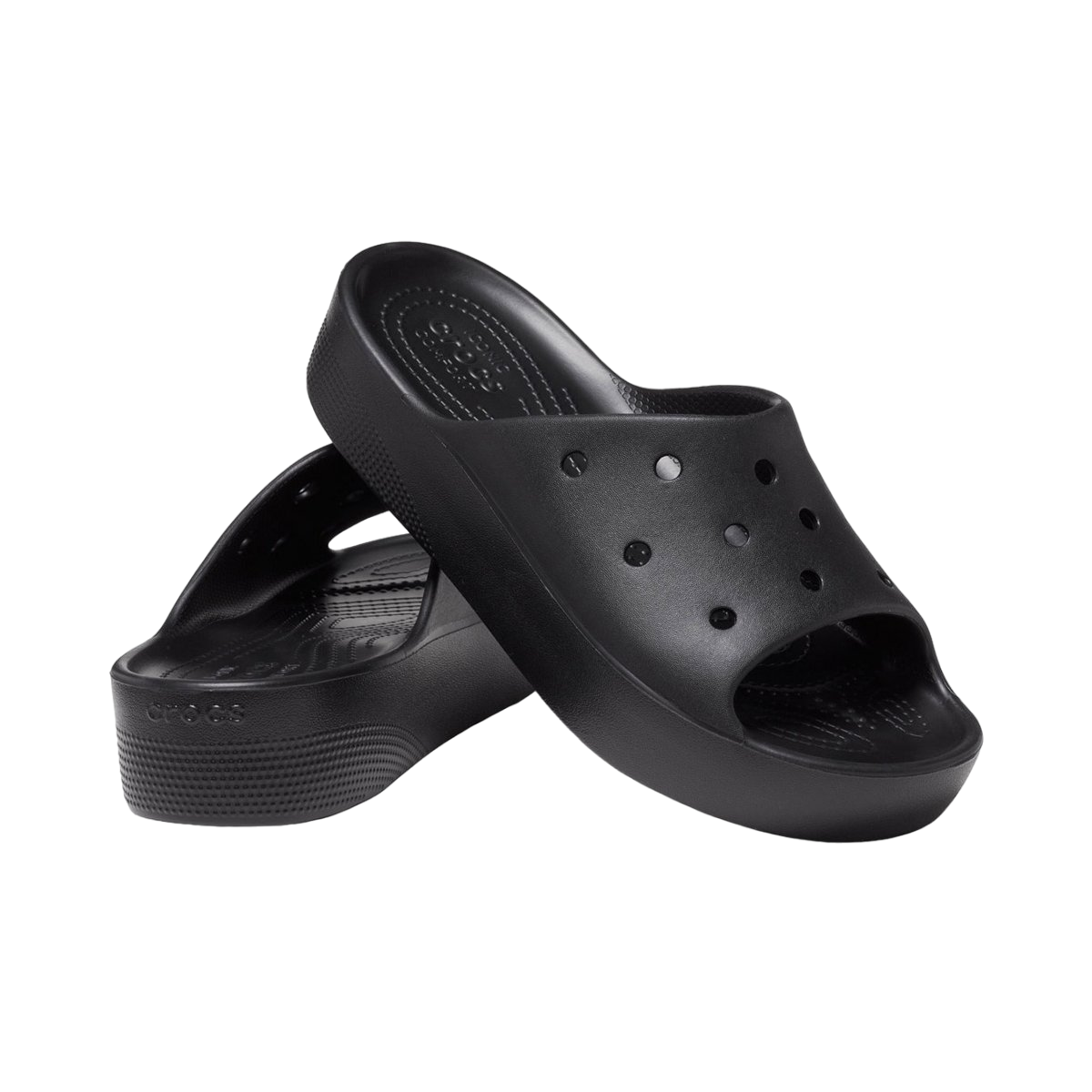 Crocs women&#39;s wedge slipper Classic Slide 208180-001 black