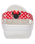 Crocs Disney Minnie Mouse girl's sabot slipper 208710-WHRD white-red