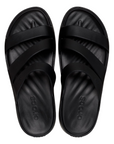 Crocs ciabatta sandalo Fuga Strappy da donna 209587-001 nero