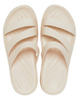 Crocs Fuga Strappy sandal slipper for women 209587-160 stucco