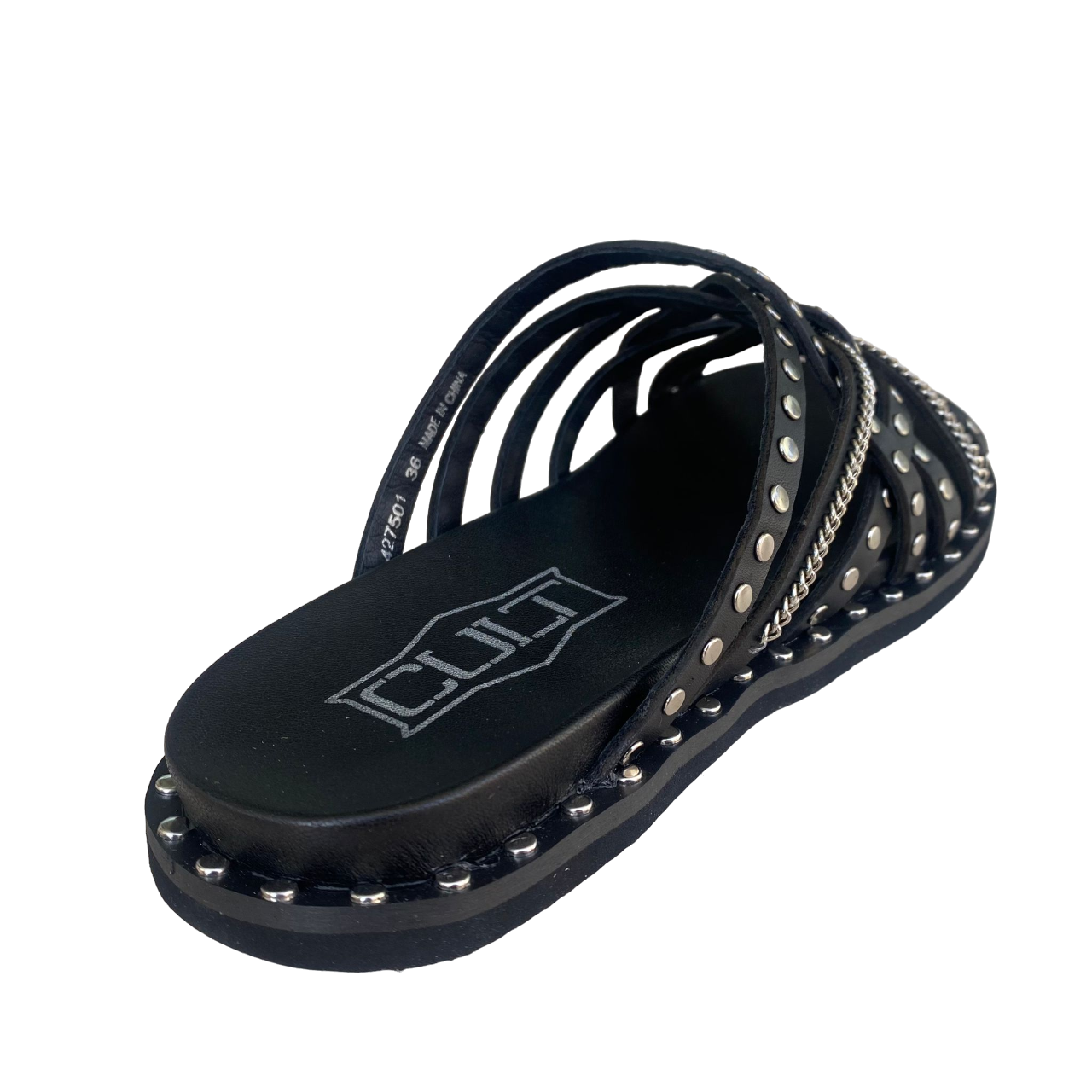 Cult Slipper with woven bands for women Roshelle 4275 CLW427501 black