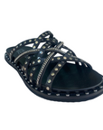 Cult Slipper with woven bands for women Roshelle 4275 CLW427501 black