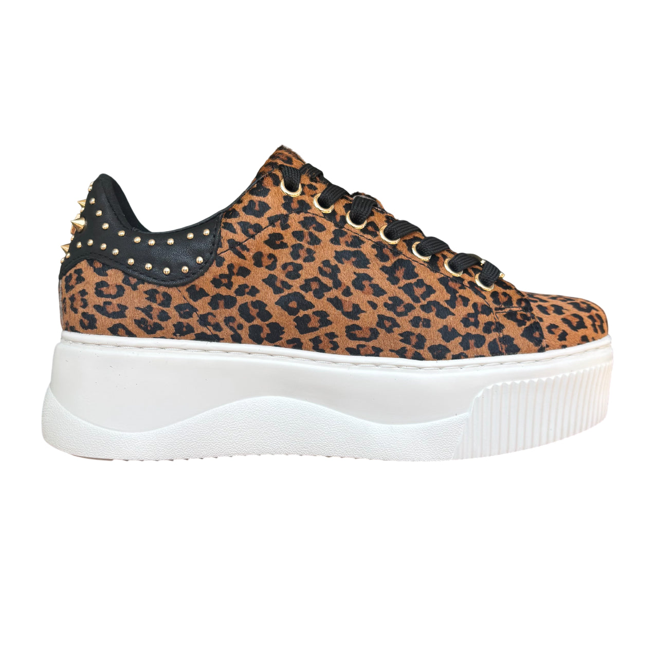 Cult Sneakers Donna Perry 4640 Low Jaguar PONY LEATHER CLW464000 - Vista Laterale Esterna