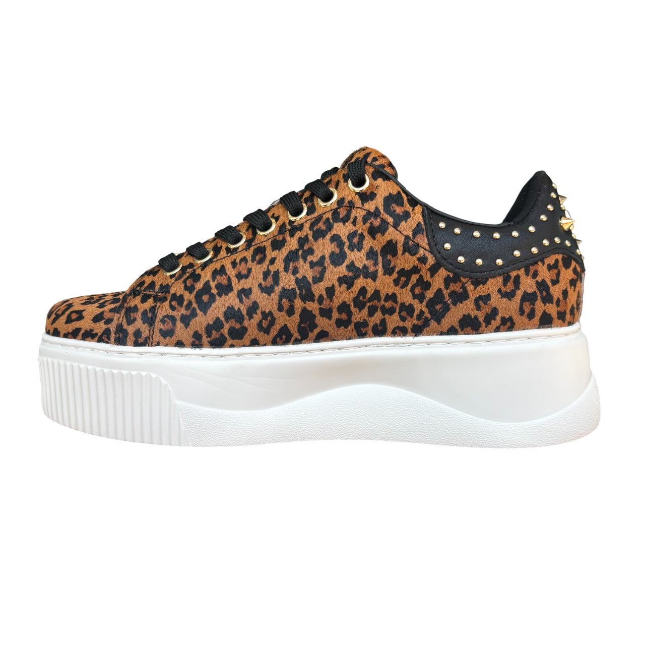 Cult Sneakers Donna Perry 4640 Low Jaguar PONY LEATHER CLW464000 - Vista Laterale Interna