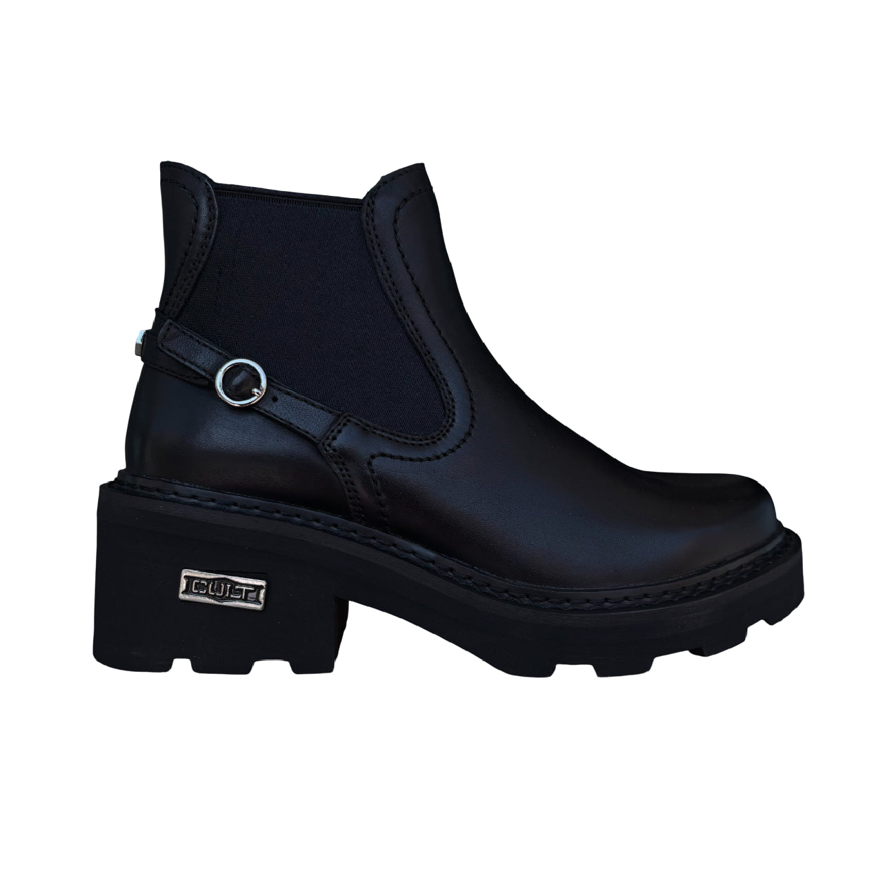 Cult Stivale Donna Grace Beatle Leather Nero CLW456300 - Vista Laterale Esterno
