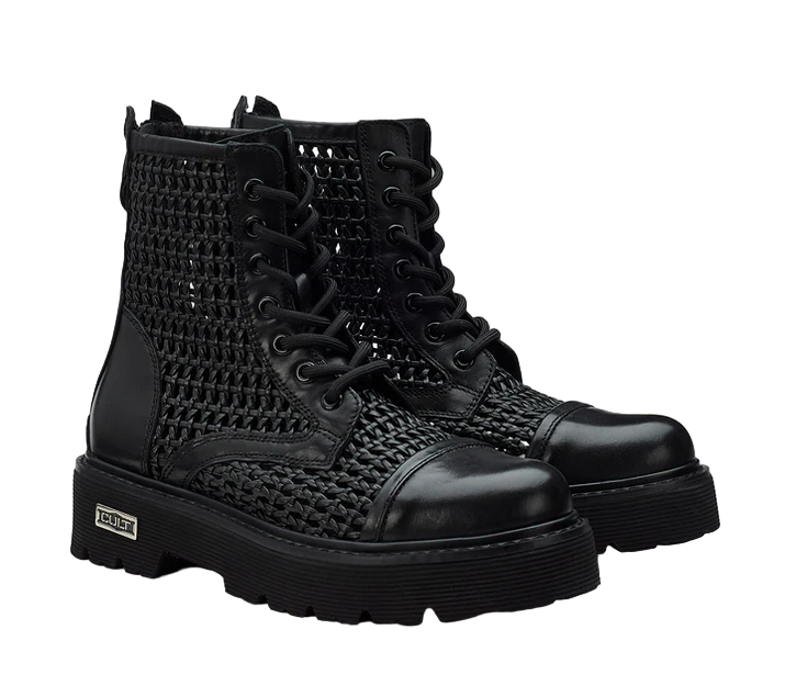 Cult women&#39;s combat boots Slash 4218 Mid black