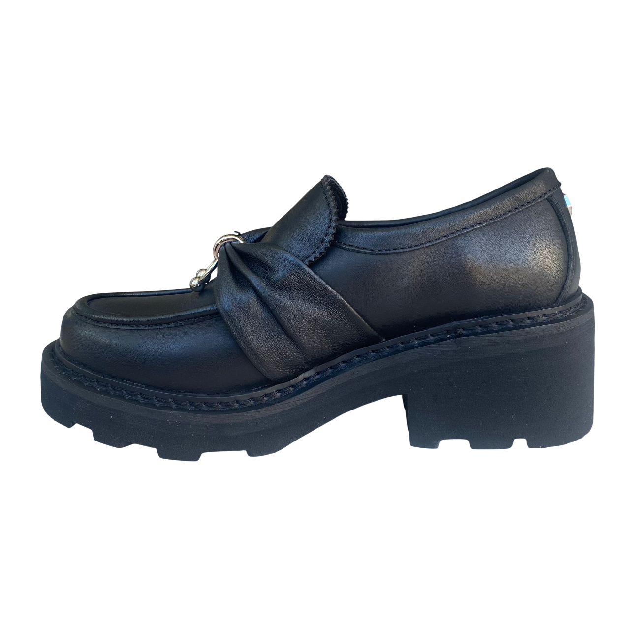 Cult scarpa mocassino con tacco da donna Grace 4331 nero