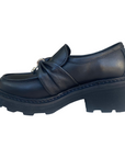 Cult scarpa mocassino con tacco da donna Grace 4331 nero