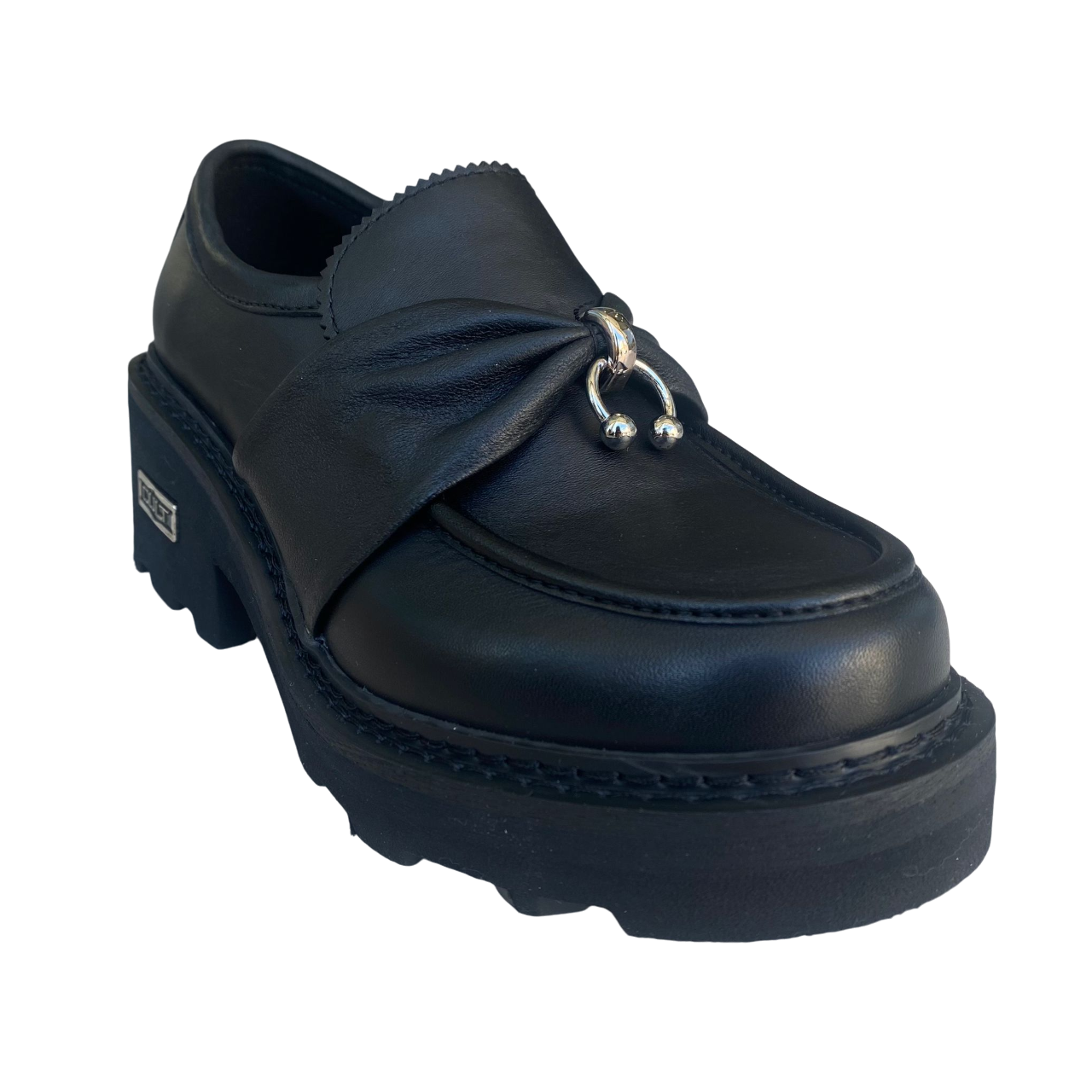 Cult scarpa mocassino con tacco da donna Grace 4331 nero