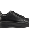 Cult scarpa sneakers da donna in pelle  con borchie Perry 4236 nero