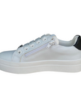 Cult scarpa sneakers da ragazza T-011 bianco-nero