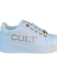 Cult scarpa sneakers da ragazzi T-100 bianco