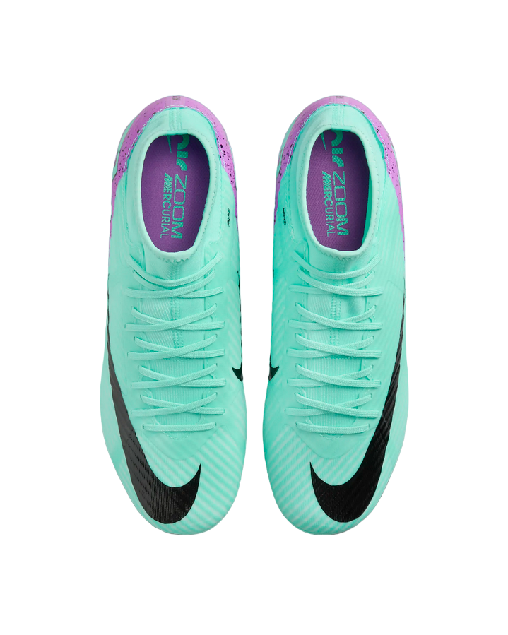 Nike men&#39;s football boot Mercurial Superfly 9 Academy DJ5625-300 turquoise fuchsia black