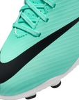 Nike football boot for children and teenagers Vapor 15 Club FG/MG DJ5958-300 turquoise fuchsia black