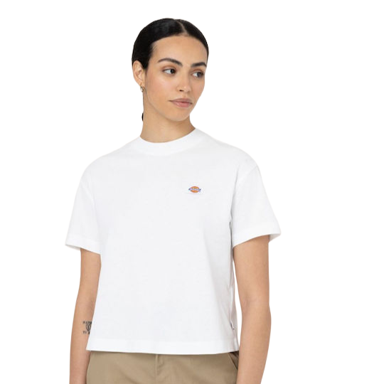 Dickies maglietta manica corta da donna Oakport DK0A4Y8LWHX bianco sportiamo