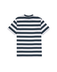 Dickies Rivergrove DK0A4Y8YAF01 blue striped men's short sleeve shirt