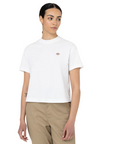 Dickies Oakport DK0A4Y8LWHX women's short sleeve t-shirt white