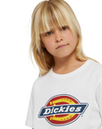 Dickies maglietta manica corta da ragazzi Icon Logo DK0KSR270WH1 bianco