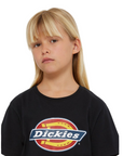 Dickies short sleeve t-shirt for boys Icon Logo DK0KSR27KBK1 black
