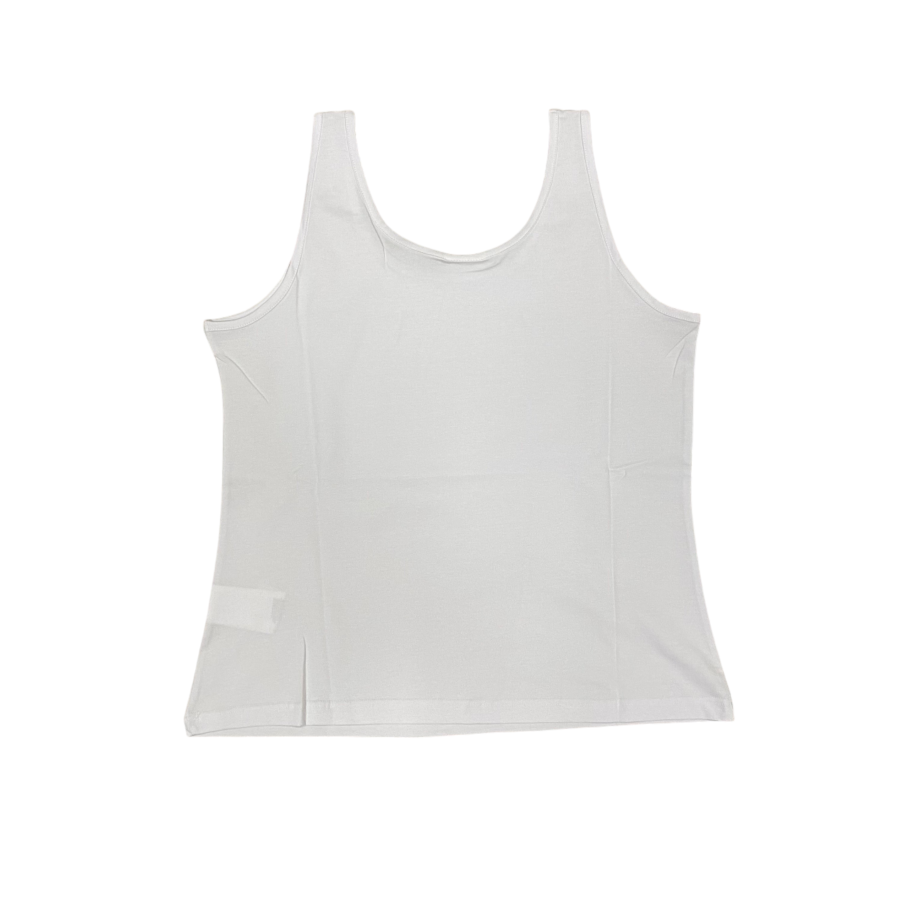 Dimensione Danza canotta sportiva da donna in cotone jersey elasticizzato 38d144j42 1000 bianco