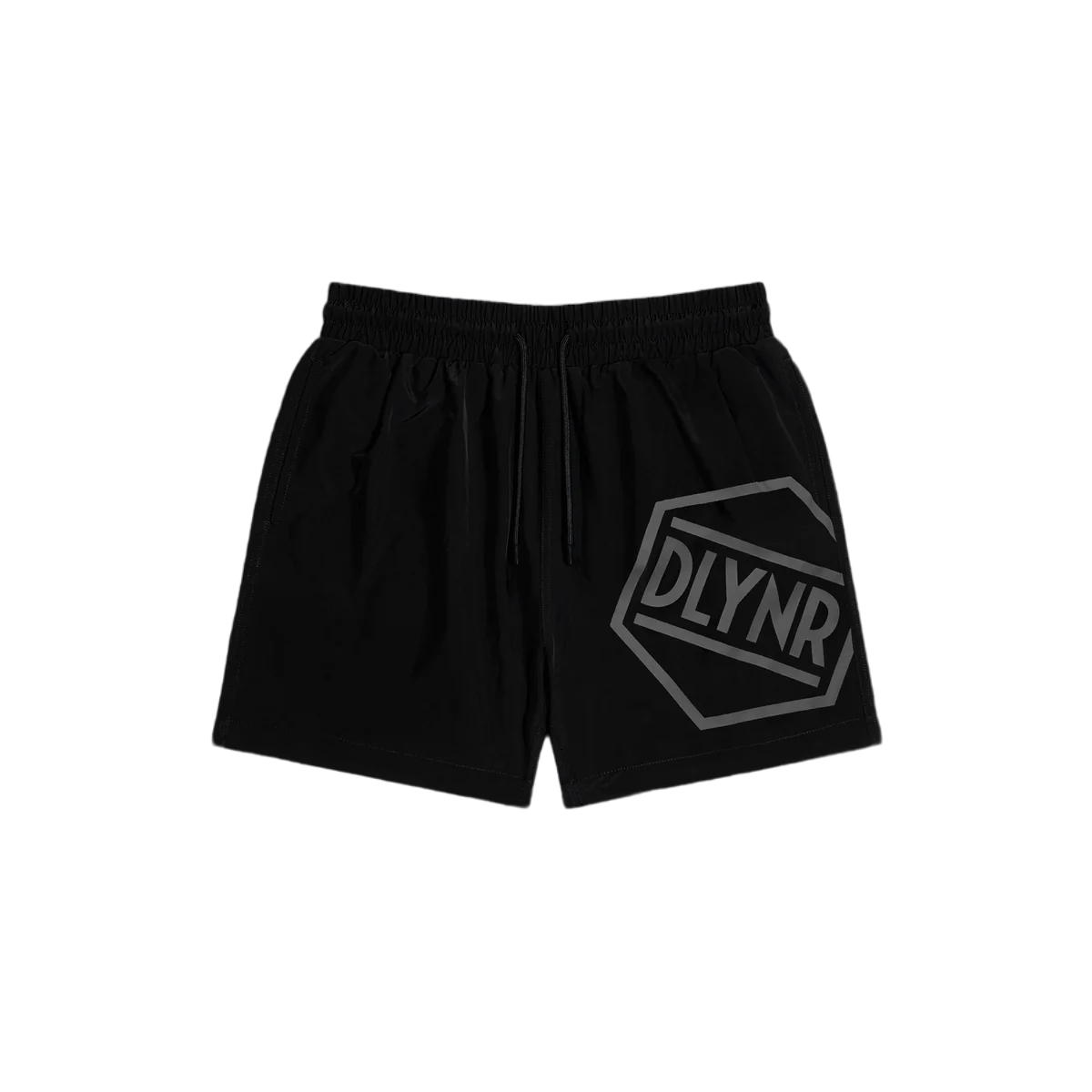 Dolly Noire swimsuit boxer Logo Swimshorts ww426-wc-01 black-grey