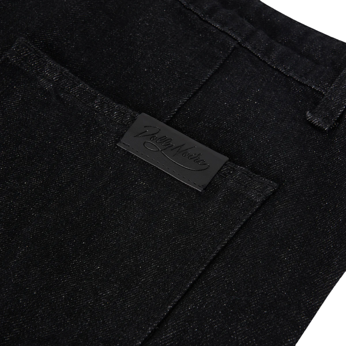 Dolly Noire pantalone in jeans da uomo carpentiere pa683-qp-01 nero 2