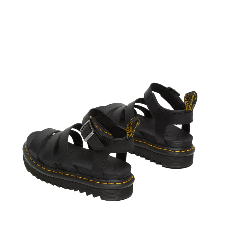 Dr. Martens women&#39;s leather sandal with Blaire strap 24235001 black hydro 