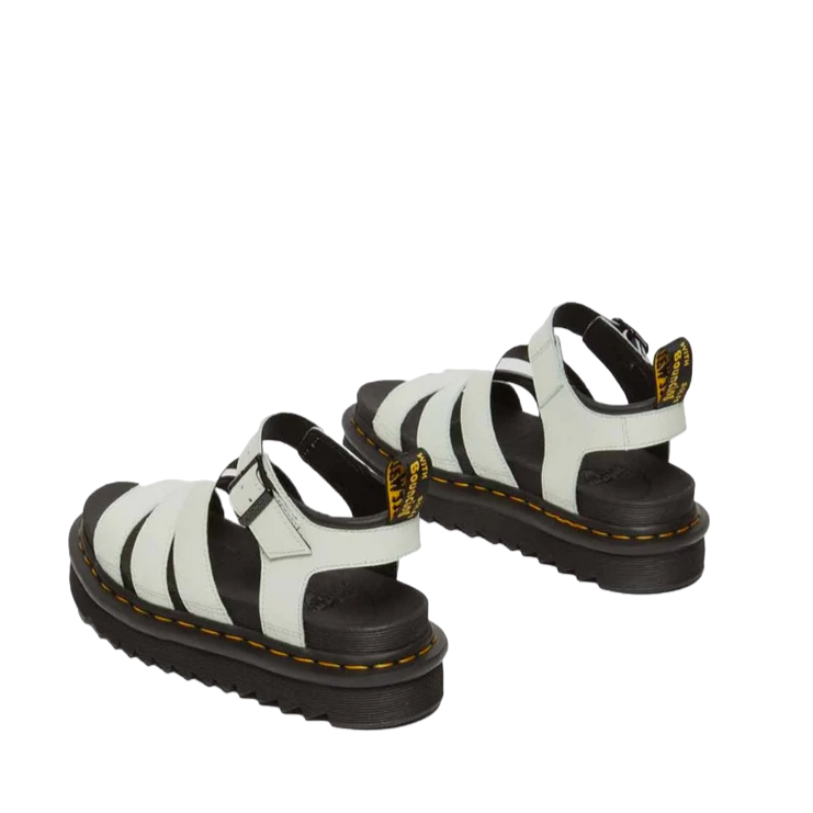 Dr. Martens women&#39;s leather sandal with Blaire Athena strap 31520763 mint smoke 