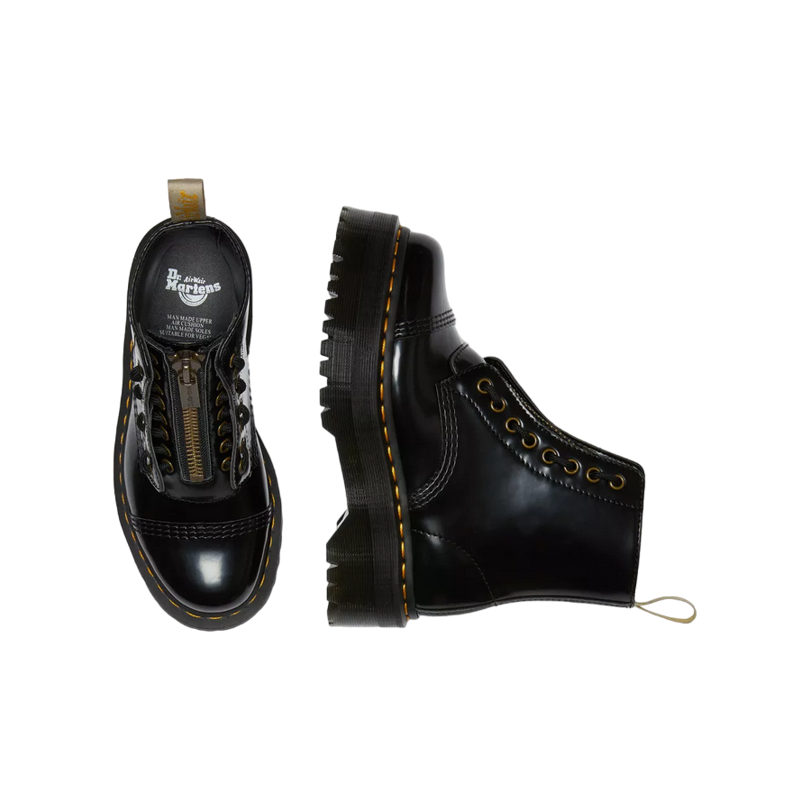 Dr. Martens stivale con zeppa Sinclair Vegan 26410001 nero