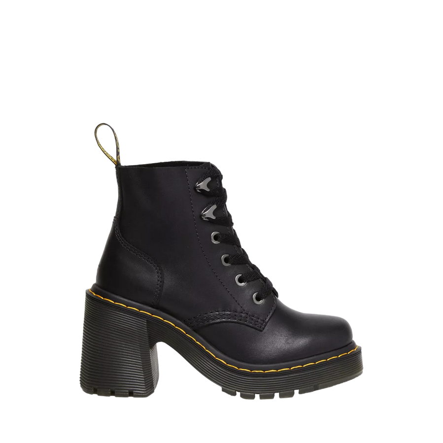 Dr. Martens stivale da donna in pelle con tacco Jesy 27613001 nero