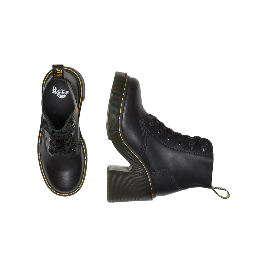 Dr. Martens stivale da donna in pelle con tacco Jesy 27613001 nero